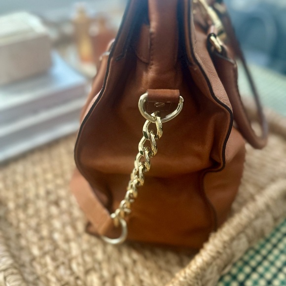 Michael Kors Tan Leather Satchel - Picture 2 of 5